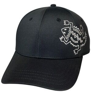 Pukka Troon North Golf Baseball Cap L/XL Black Lizard A-Flex Hat